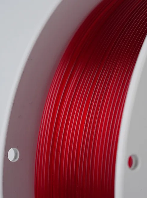 Fibromast 3D 1,75 mm PLA Transparan Kırmızı Filament - 2