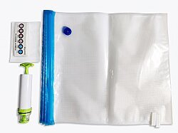 Filament Vakum Poşeti Saklama Seti (10 Poşet + El Pompası + 2 Klips + 15 Nem Göstergesi) - Lankeda