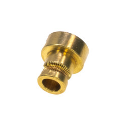 Flanged Stainless Brass MK8 Extruder Gear - 5mm 1.75mm - Lankeda
