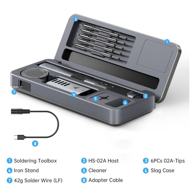 Fnirsi HS02A 100W Smart Pen Soldering Iron - 3