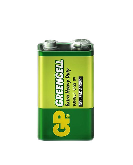 GP 1604E GREENCELL 9V Battery 1604 - 6F22 - 1