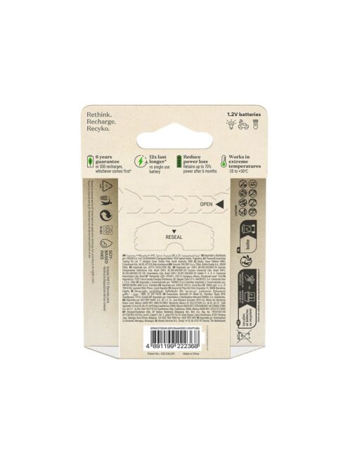 GP 2700 Series 4+2 2600 mAh Şarjlı Kalem Pil - 2