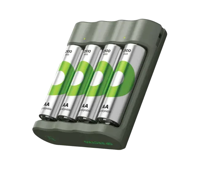 GP B441 USB Pil Şarj Cihazı 4 Adet 2600 AA Kalem Pil Set - 1