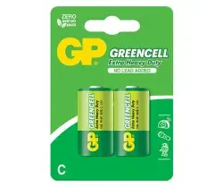 GP Batteries GP13G Greencell D Boy Kalın Pil 1.5 Volt - 2 Adet - 1