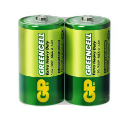 GP Batteries GP13G Greencell D Boy Kalın Pil 1.5 Volt - 2 Adet - GP