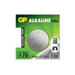 GP LR44 1.5V Alkalin Coin Battery A76 - AG13 