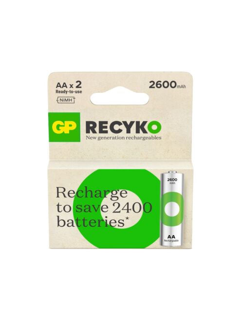 GP ReCyko 2li 2600 mAh Şarjlı AA Kalem Pil - 1