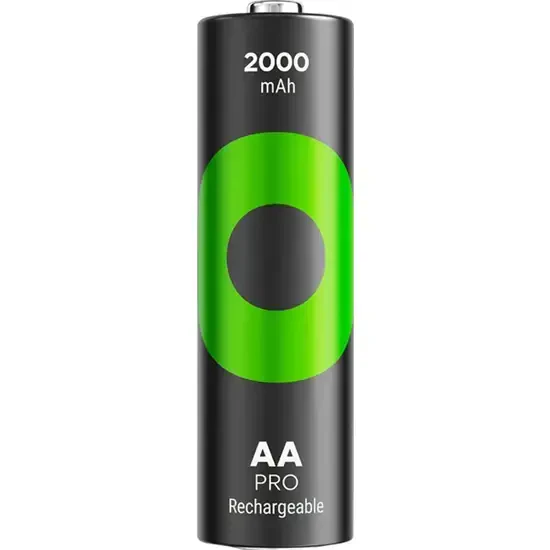 GP ReCyko 4 Pack 2100 mAh Rechargeable AA Pen Battery - 3