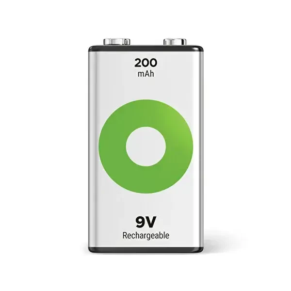 GP Recyko 9 V 200 mAh Şarjlı Pil - 3