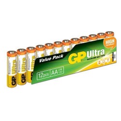 GP Ultra 1.5 V AA Kalem Pil - 12'li Ekonomik Paket 