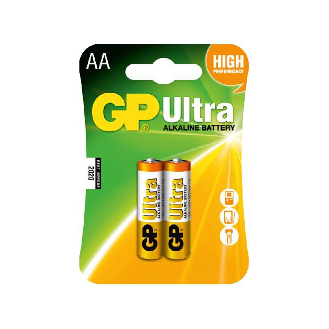 GP Ultra 1.5 V AA Kalem Pil - 2'li - 1