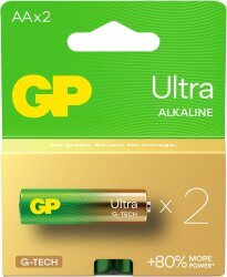 GP Ultra 1.5 V AA Kalem Pil - 2'li 
