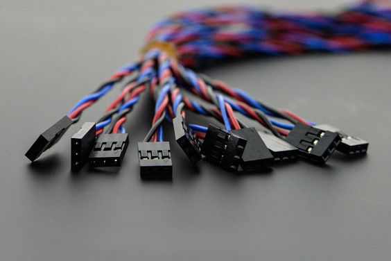 Gravity: Analog Sensor Cable for Arduino (10 Pack) - 3