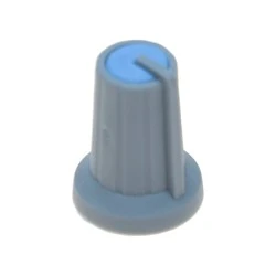 Grey Potansiometer Button (Blue Headed) - Robotistan