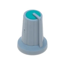 Grey Potansiometer Button (Green Headed) - Robotistan