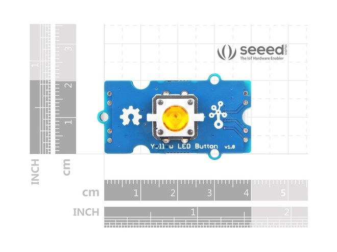 Grove - Sarı LED'li Buton - 4