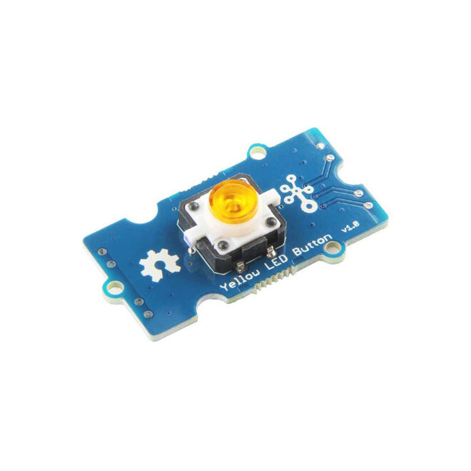 Grove - Sarı LED'li Buton - 1