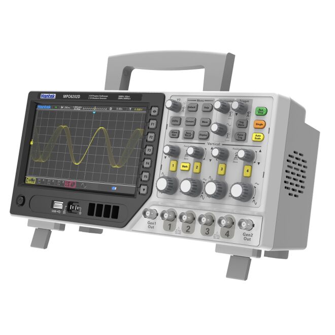Hantek MPO6204D 200MHz 4-Channel 6-in-1 Oscilloscope - 1