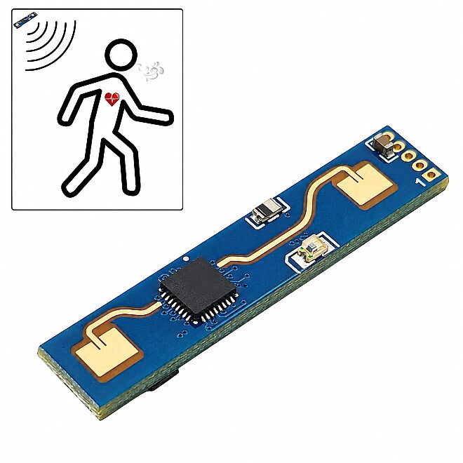 HLK-LD2410B 24GHz Varlık Sensörü Modülü - 1