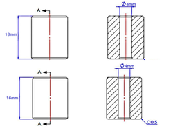 Hotbed Leveling Silika Kolon 4 Adet - 5