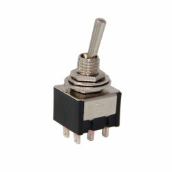 IC145 6 Ayaklı Toggle Anahtar On-Off-On 