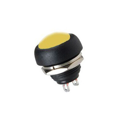 IC184 Plastik Renkli Mantar Tip Buton - Sarı - 1