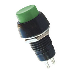 IC191 Plastic Short Button - Green 