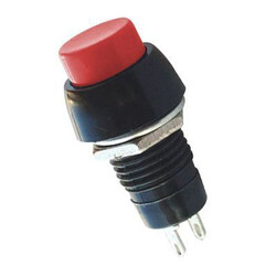 IC191 Plastic Short Button - Red 