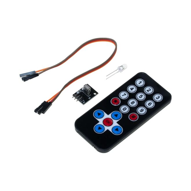 IR Receiver Module Wireless Remote Control Kit - 1