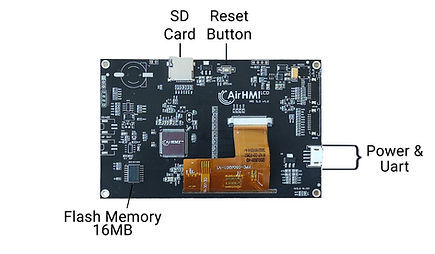IR1024X600S101_E 10.1inch Resistive Touch Basic HMI Display - 3