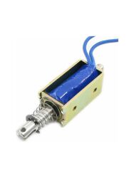 İtme-Çekme Solenoidi - 24V 10mm Stroke - Robotistan