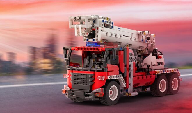 Jimu GO Fire Blazer - Uzaktan Kontrol Edilebilir ve Kodlanabilir İtfaye Aracı - 1