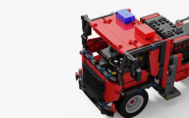 Jimu GO Fire Blazer - Uzaktan Kontrol Edilebilir ve Kodlanabilir İtfaye Aracı - 2