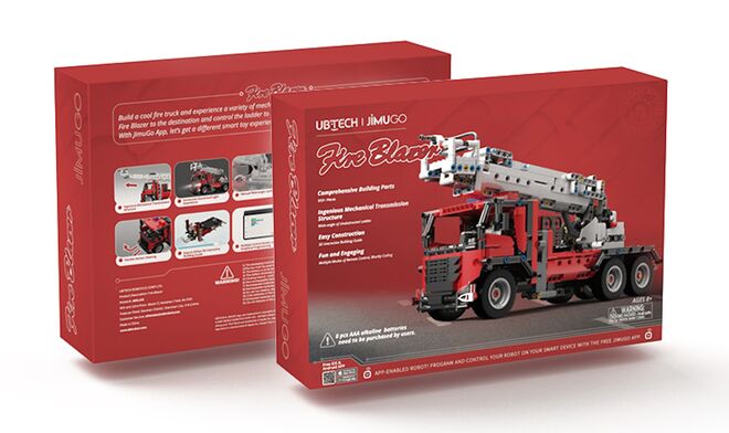Jimu GO Fire Blazer - Uzaktan Kontrol Edilebilir ve Kodlanabilir İtfaye Aracı - 5
