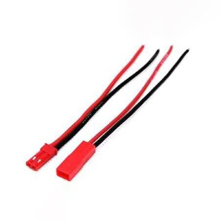 JST Connector with Silicon Wire (male/female) - 1