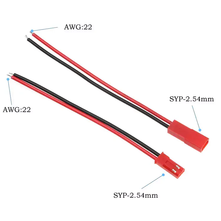 JST Kablolu Erkek Dişi Konnektör - 22AWG 15cm - 3
