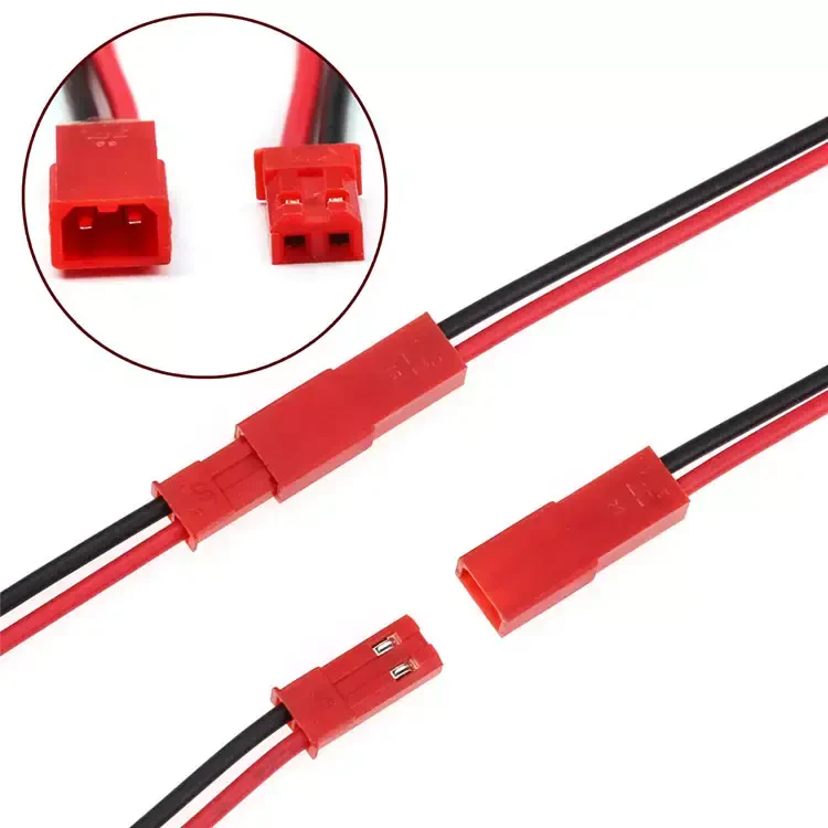 JST Wired Male Female Connector - 22AWG 15cm - 2