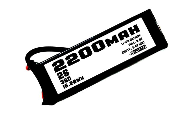 JSumo 7.4V 2200mAh Lipo Batarya 35C - 2S Lipo Pil - 2