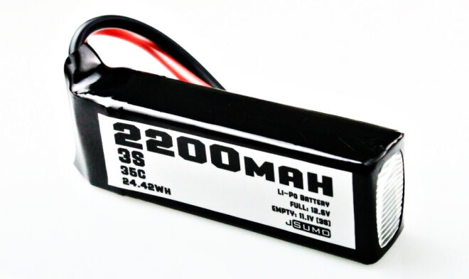 JSumo 11.1V 2200mAh Lipo Batarya 35C - 3S Lipo Pil - 2
