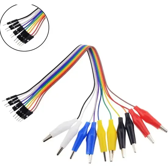 Jumper Cable Crocodile To End Converter Cable - Robotistan