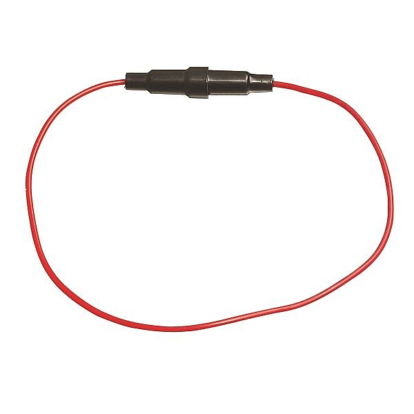 Kablolu Cam Sigorta Yuvası 5x20mm Siyah - 1