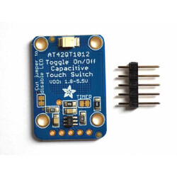 Kapasitif Dokunmatik Toggle Buton Kartı - AT42QT1012 - Adafruit