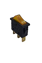 KCD1 Işıklı Geçiş Anahtarı 3P ON-OFF Sarı - 1