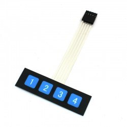 1x4 Membran Tuş Takımı - Keypad 