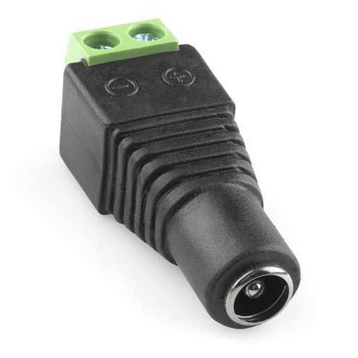 Klemens Çıkışlı DC Female Barrel Jack - DC Female Barrel to Wire Jack - 1