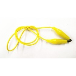 Küçük Krokodil Kablo 20 cm - Sarı - Robotistan