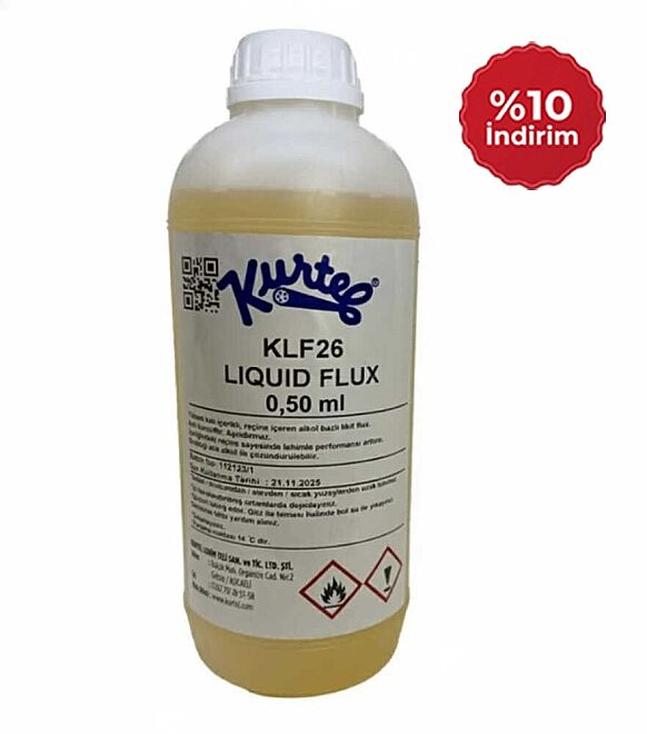 Kurtel KLF-26 Rosin Liquid Flux Soldering Solution 0.50 ml - 1