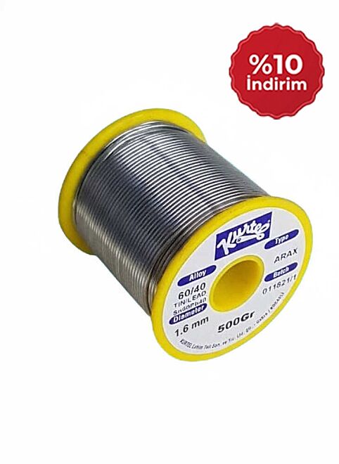 Kurtel Sn60/Pb40 Arax Lehim Teli (500 gr. Makara) 1,6 mm - 1
