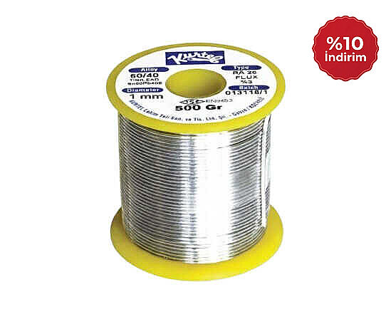 Kurtel Sn60/Pb40 Solder Wire (500 g Spool) 1 mm - 1