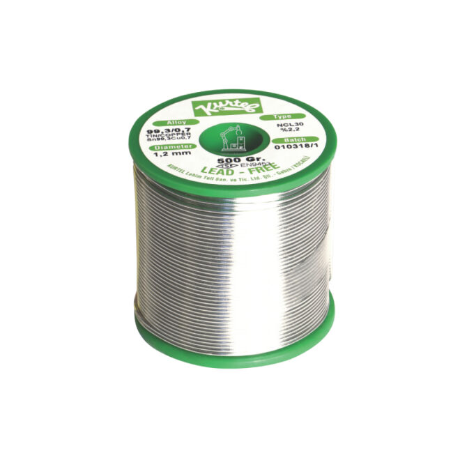 Kurtel Sn99.3 / Cu 0.7 Lead-Free (NoClean) Solder Wire (500 g Spool) 1,20 mm - 1